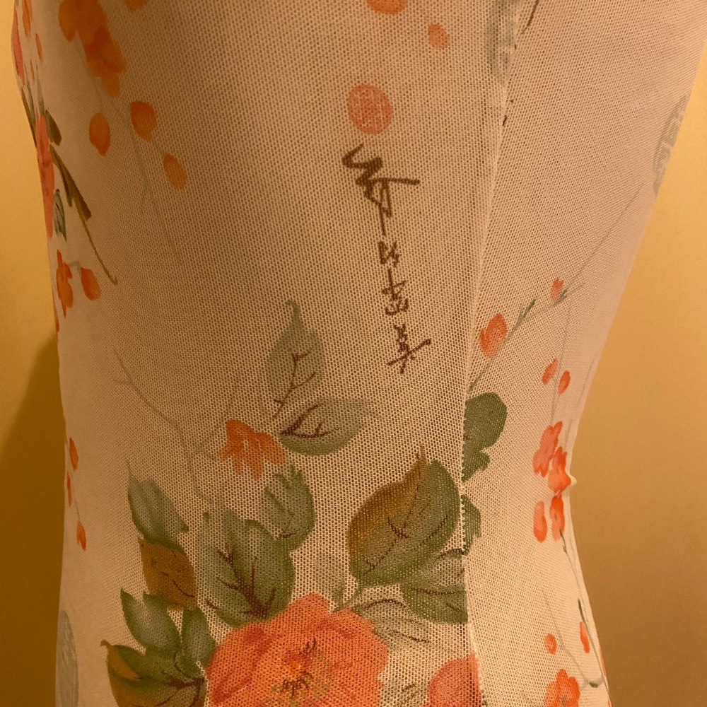Seal Floral Camisole with Orange Accents - Picture 5 of 10